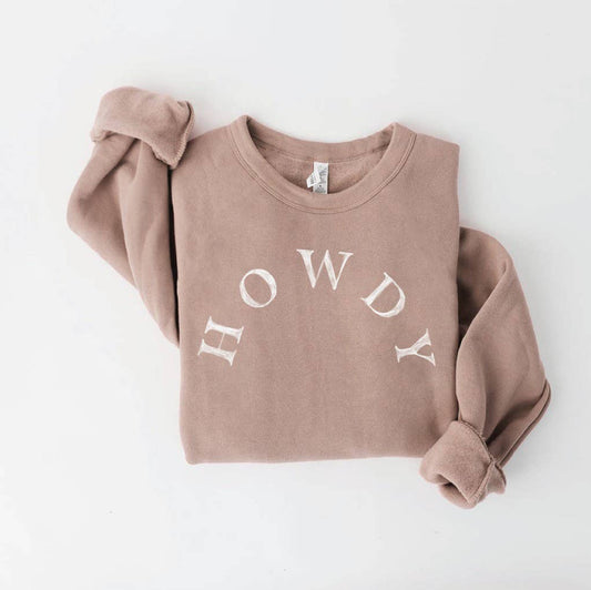 HOWDY Crewneck Tan