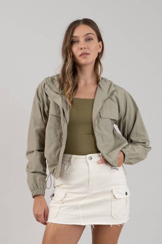 Windbreaker: Light Olive
