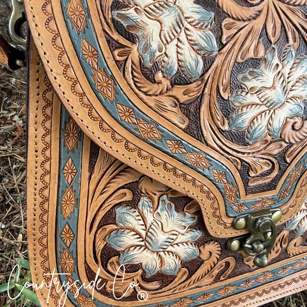 Stella Tooled Leather Handbag