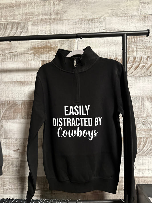 Distracted By Cowboys Black