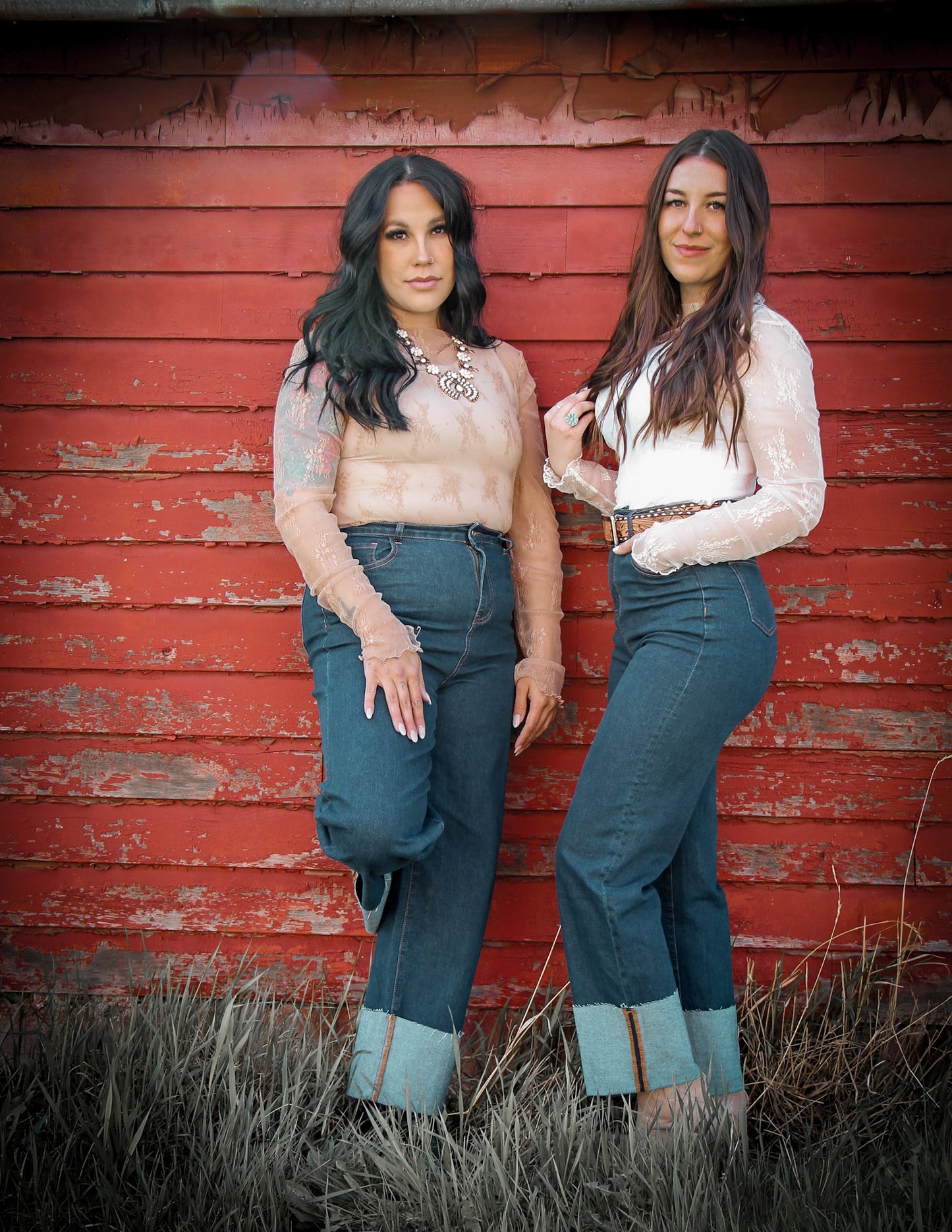 Dark Wash Straight Leg Jeans
