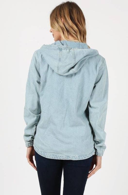 Denim 1/4 Zip