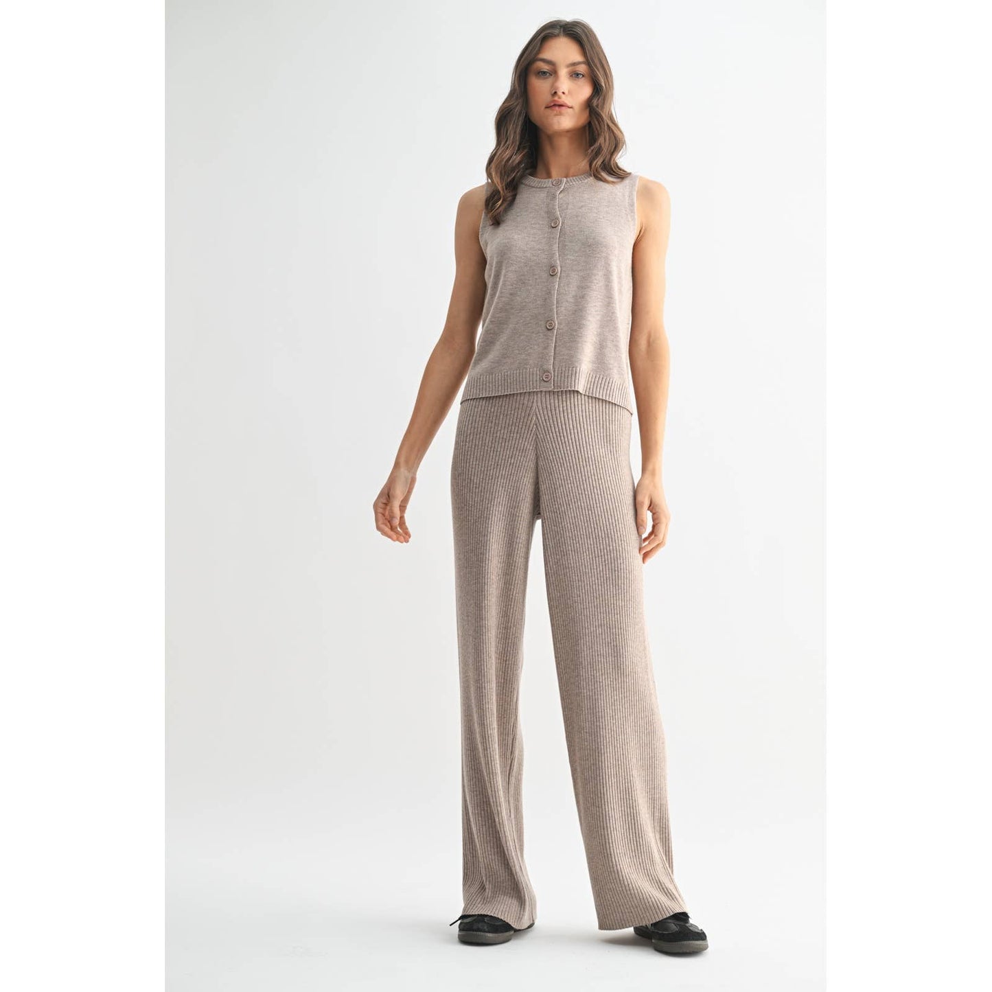 Button-Up Knit Vest