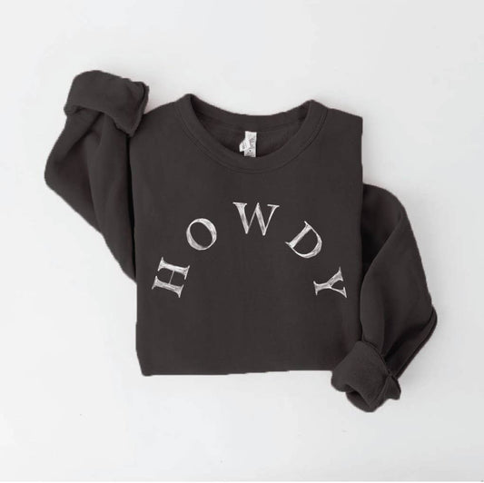 HOWDY Crewneck Black
