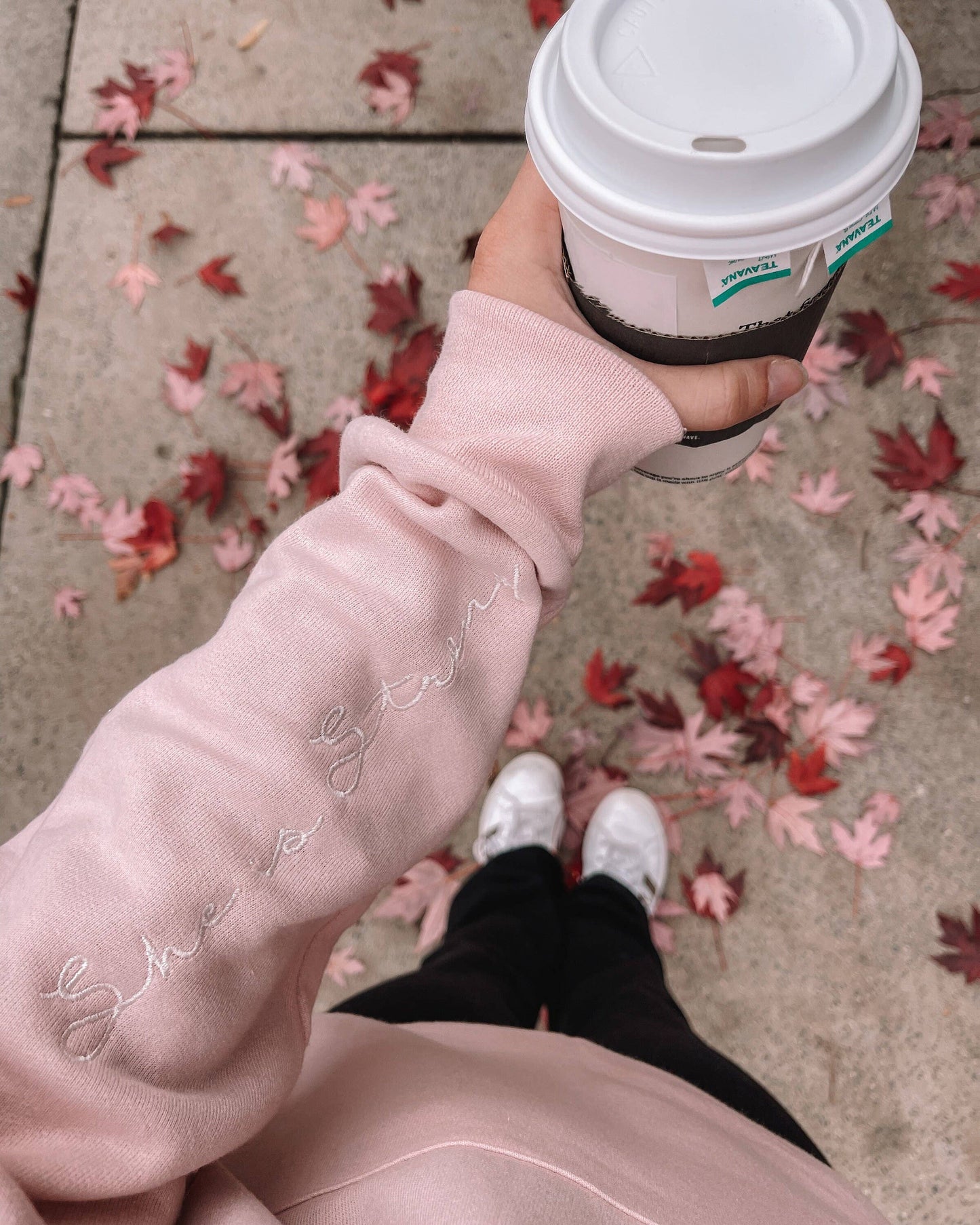 She Is Strong-Blush Pink