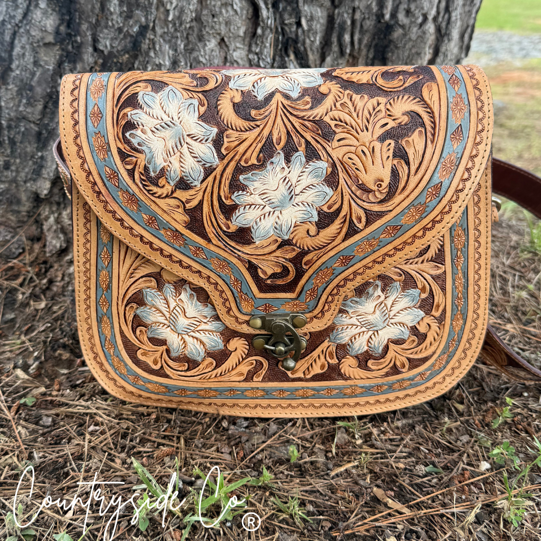 Stella Tooled Leather Handbag