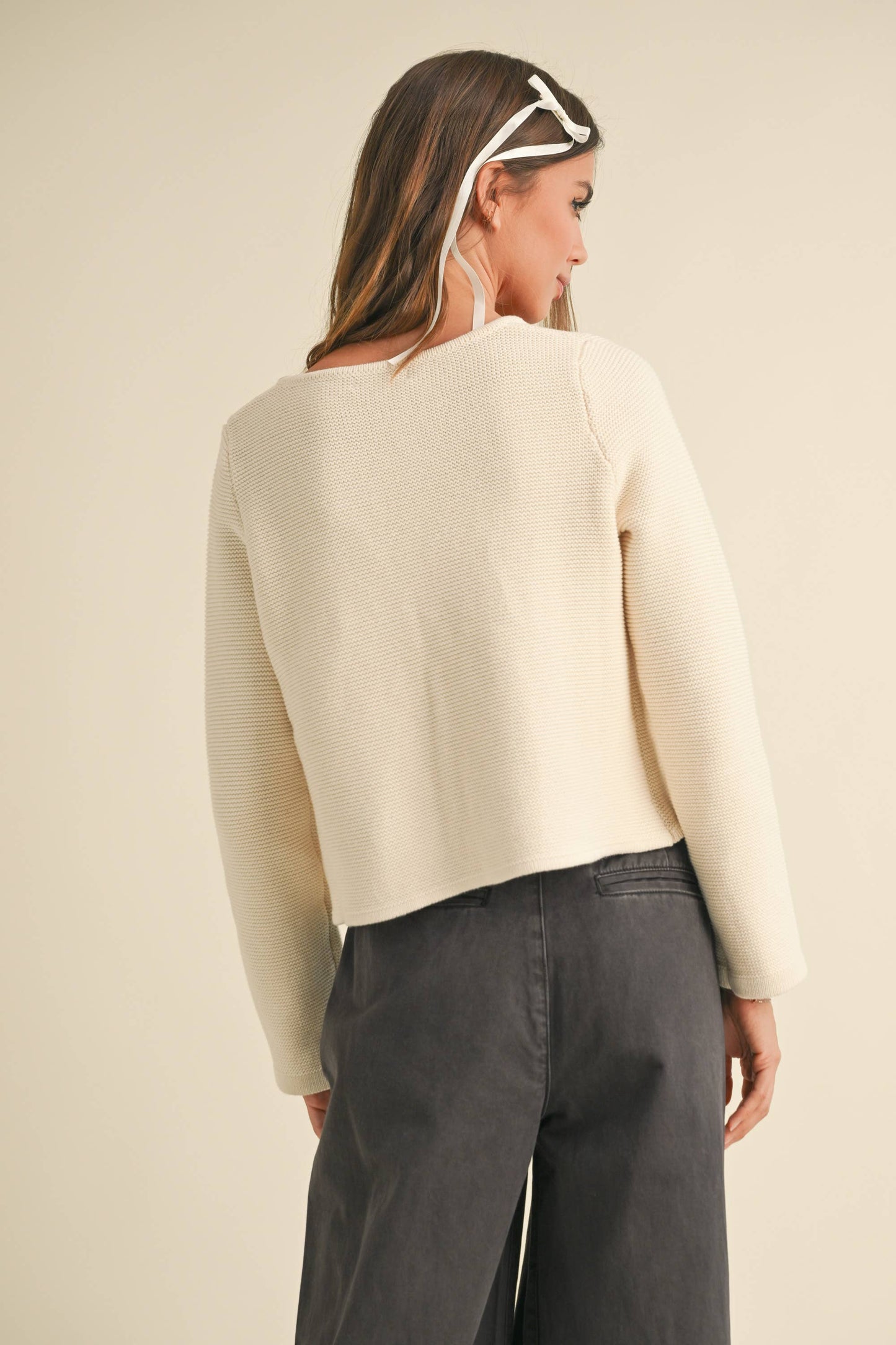 Long Sleeve Knit Cardigan