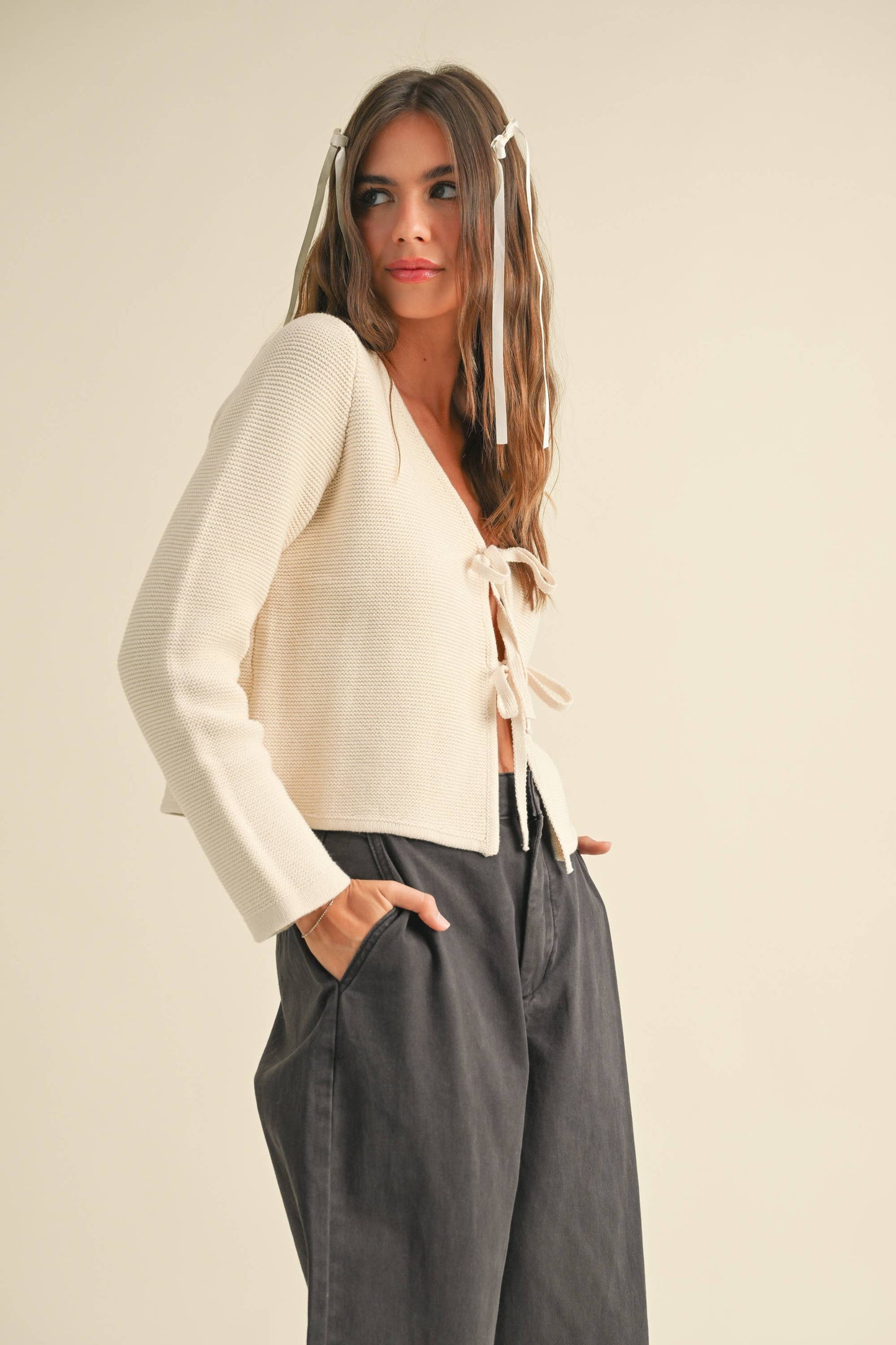 Long Sleeve Knit Cardigan