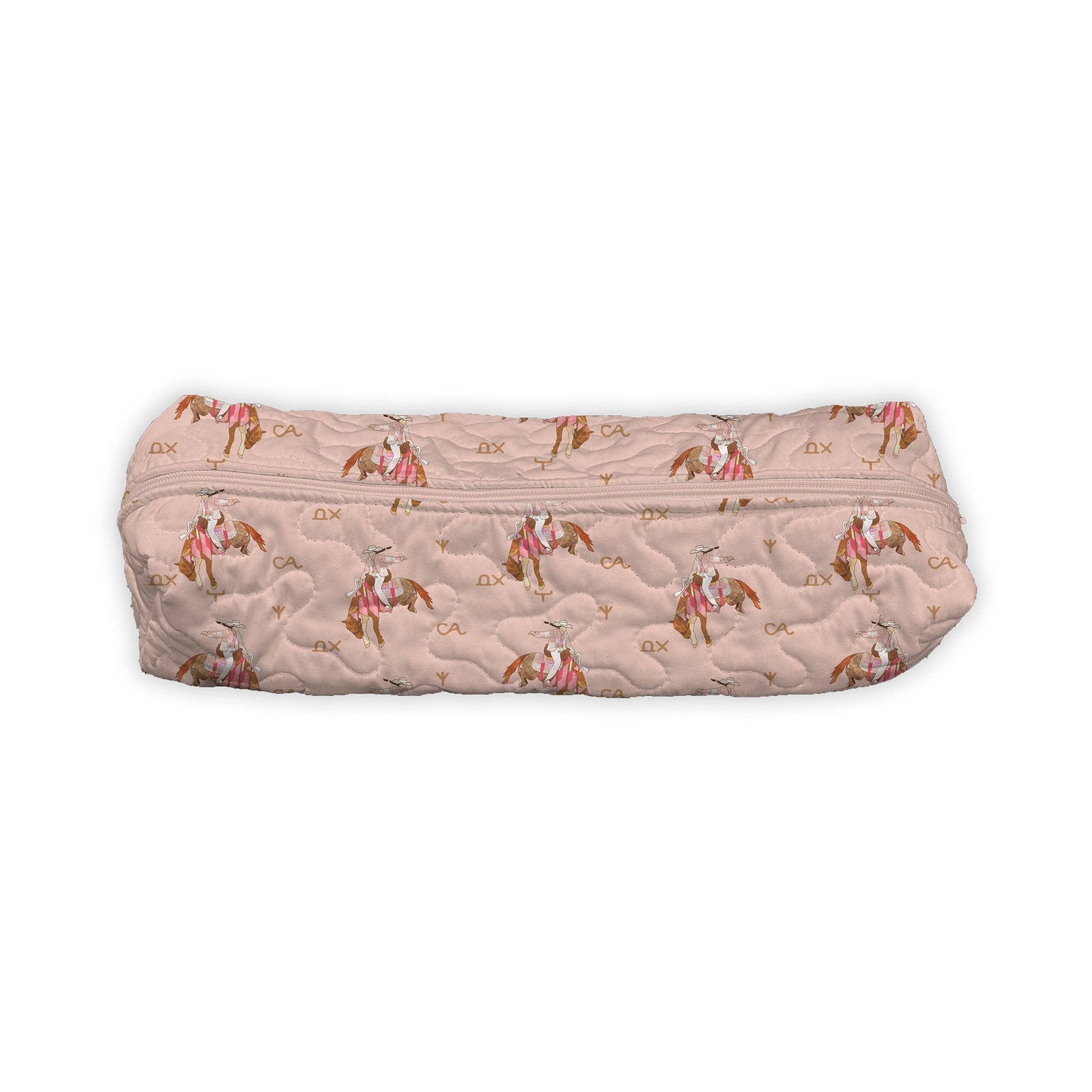 Casey Cowgirl Patchwork Rose Quilted Hot Tools Bag