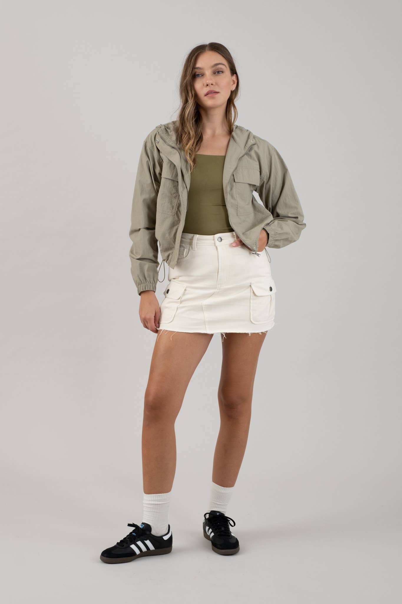 Windbreaker: Light Olive