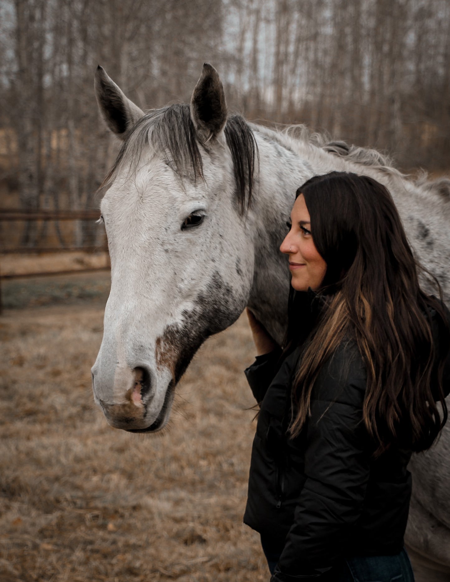 Cozy Drawstring Hooded Puffer Jacket: BLACK