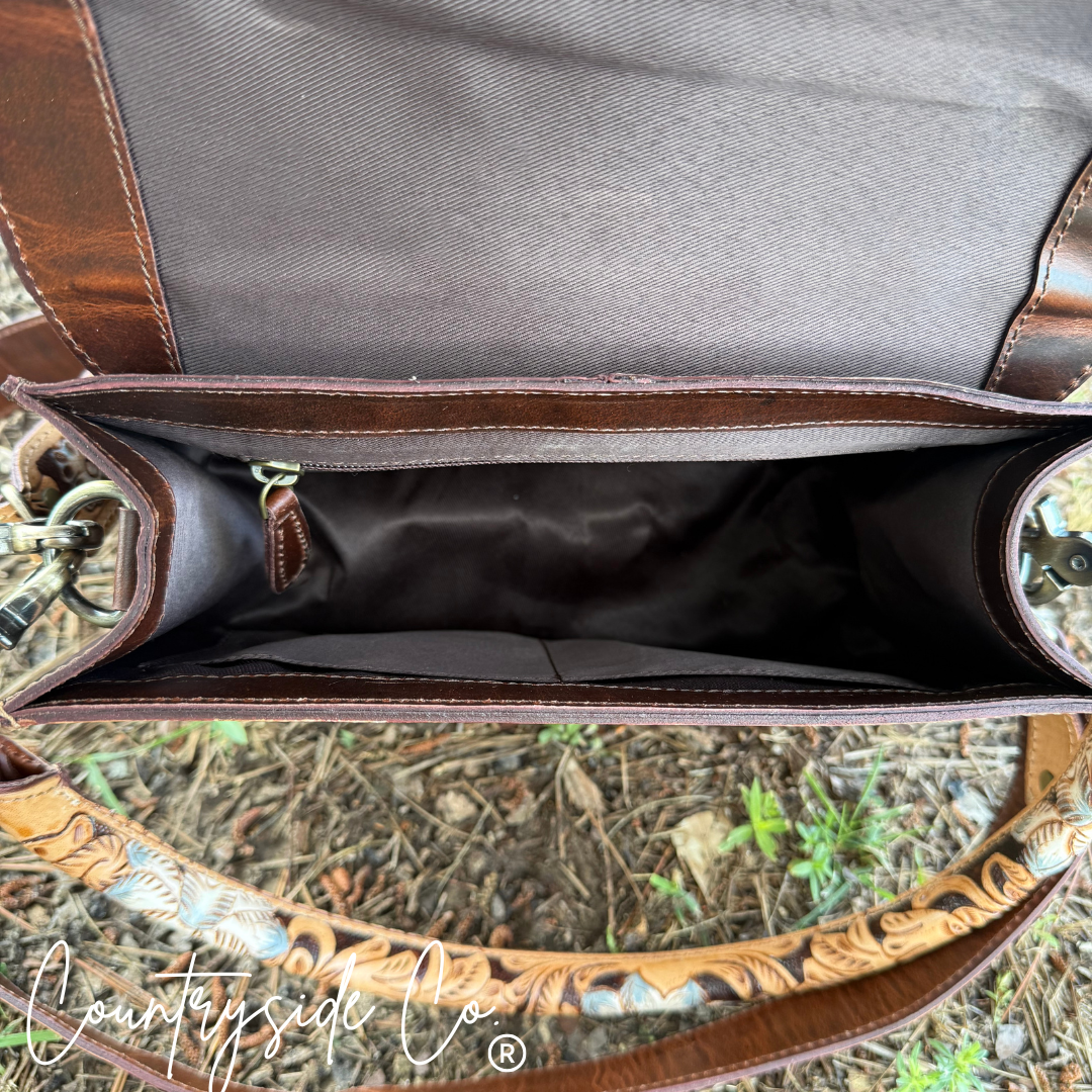 Stella Tooled Leather Handbag