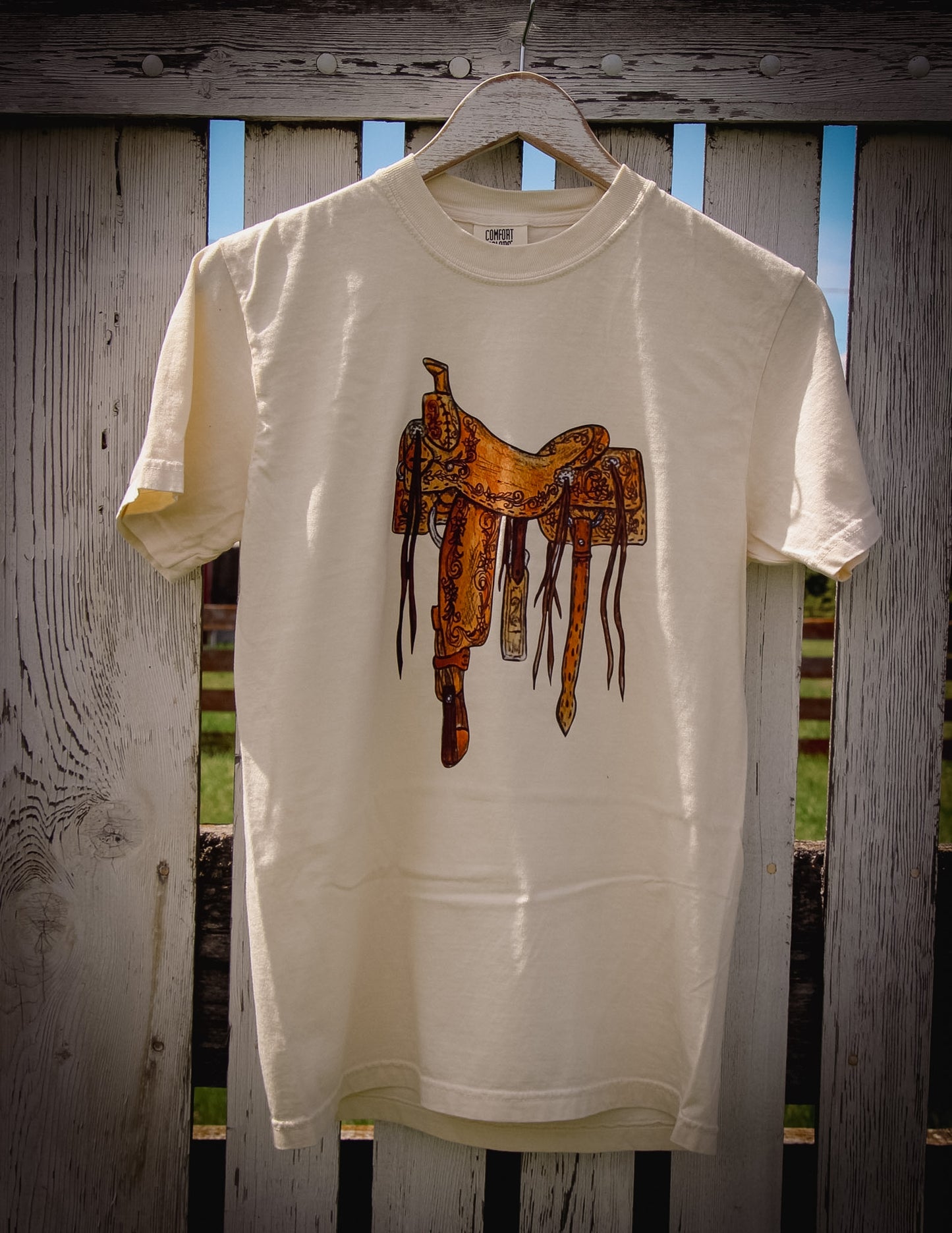 Tooled Saddle Graphic Tee