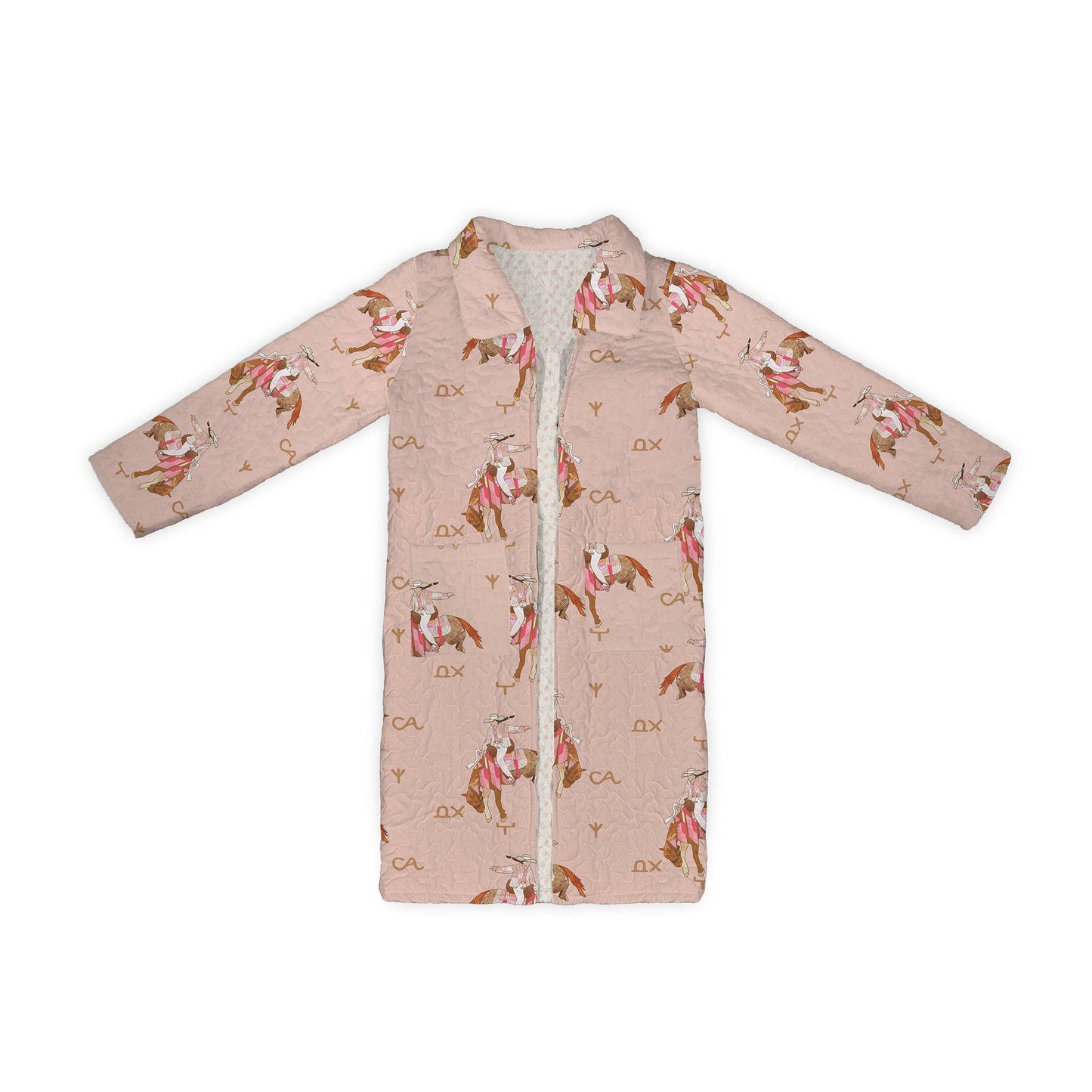 Casey Cowgirl Patchwork Rose Quilted Duster