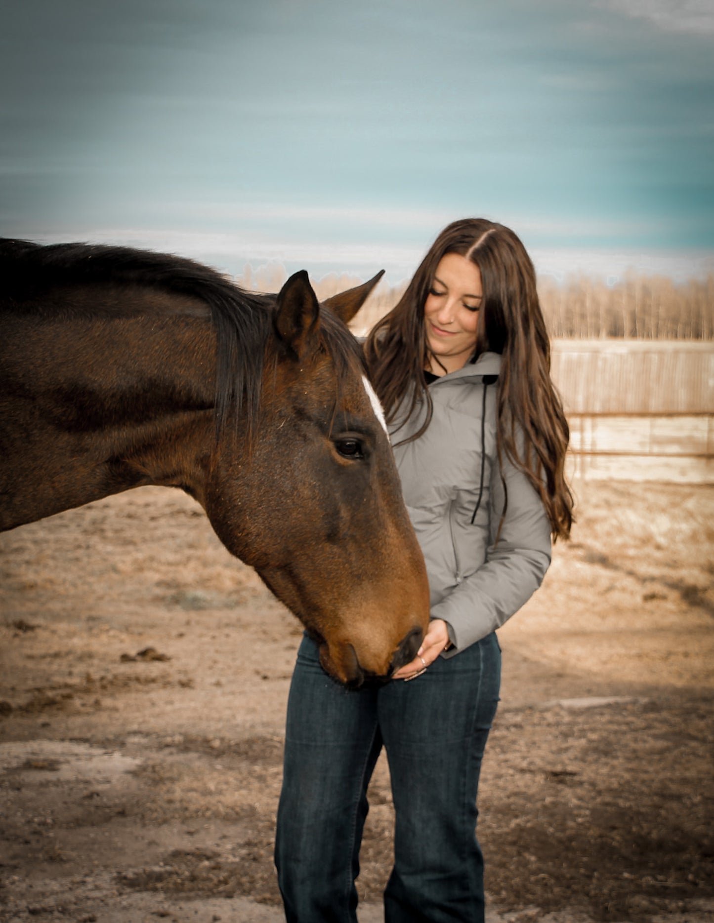 Cozy Drawstring Hooded Puffer Jacket: Sage