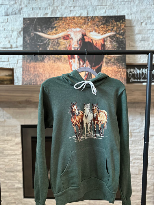Wild Horses - Green