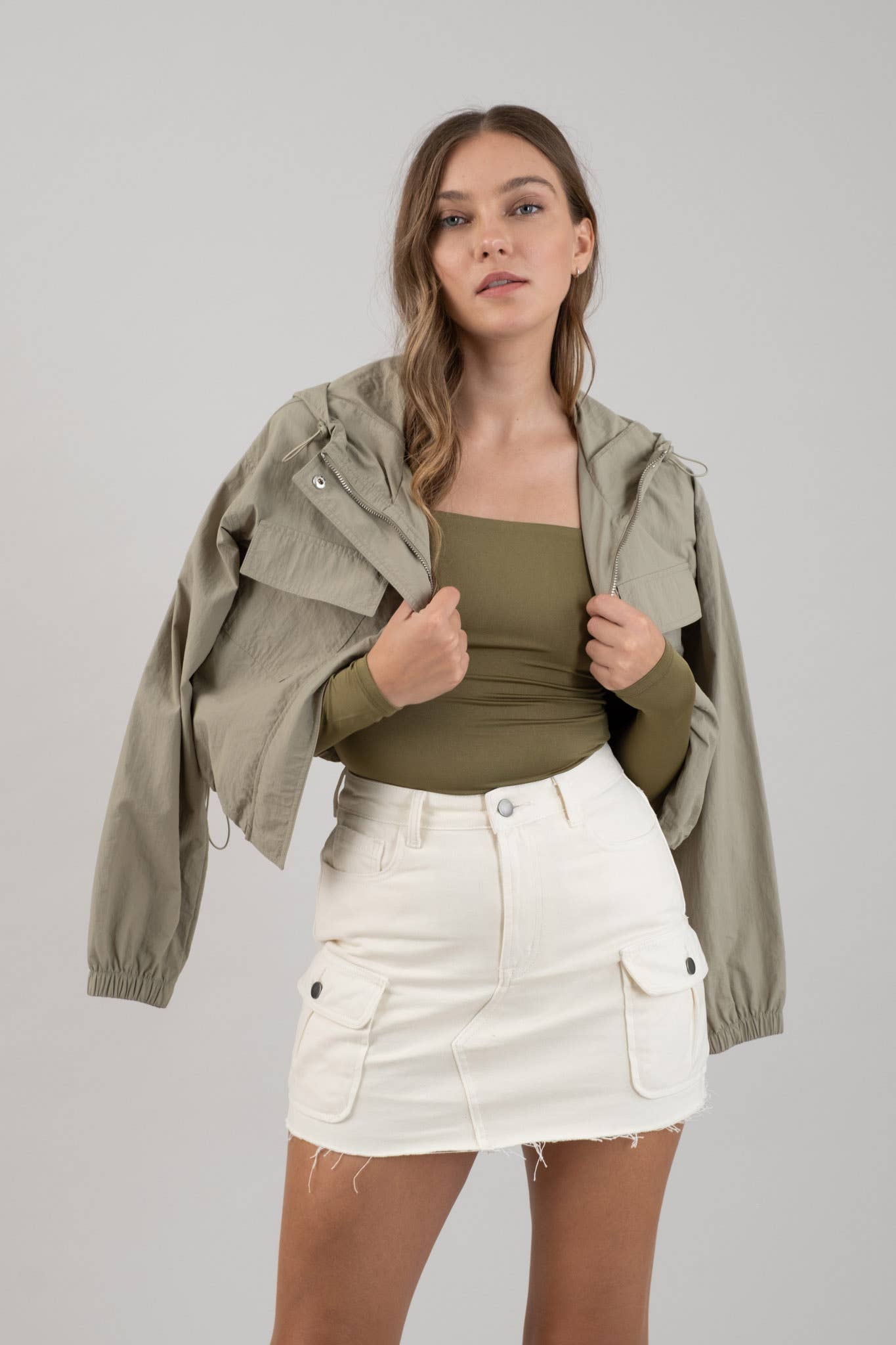 Windbreaker: Light Olive