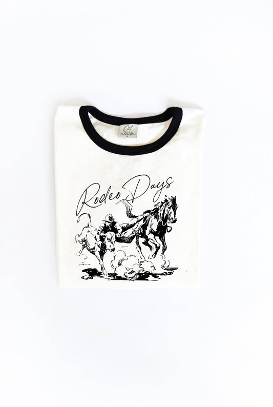 RODEO DAYS Ringer Graphic Tee