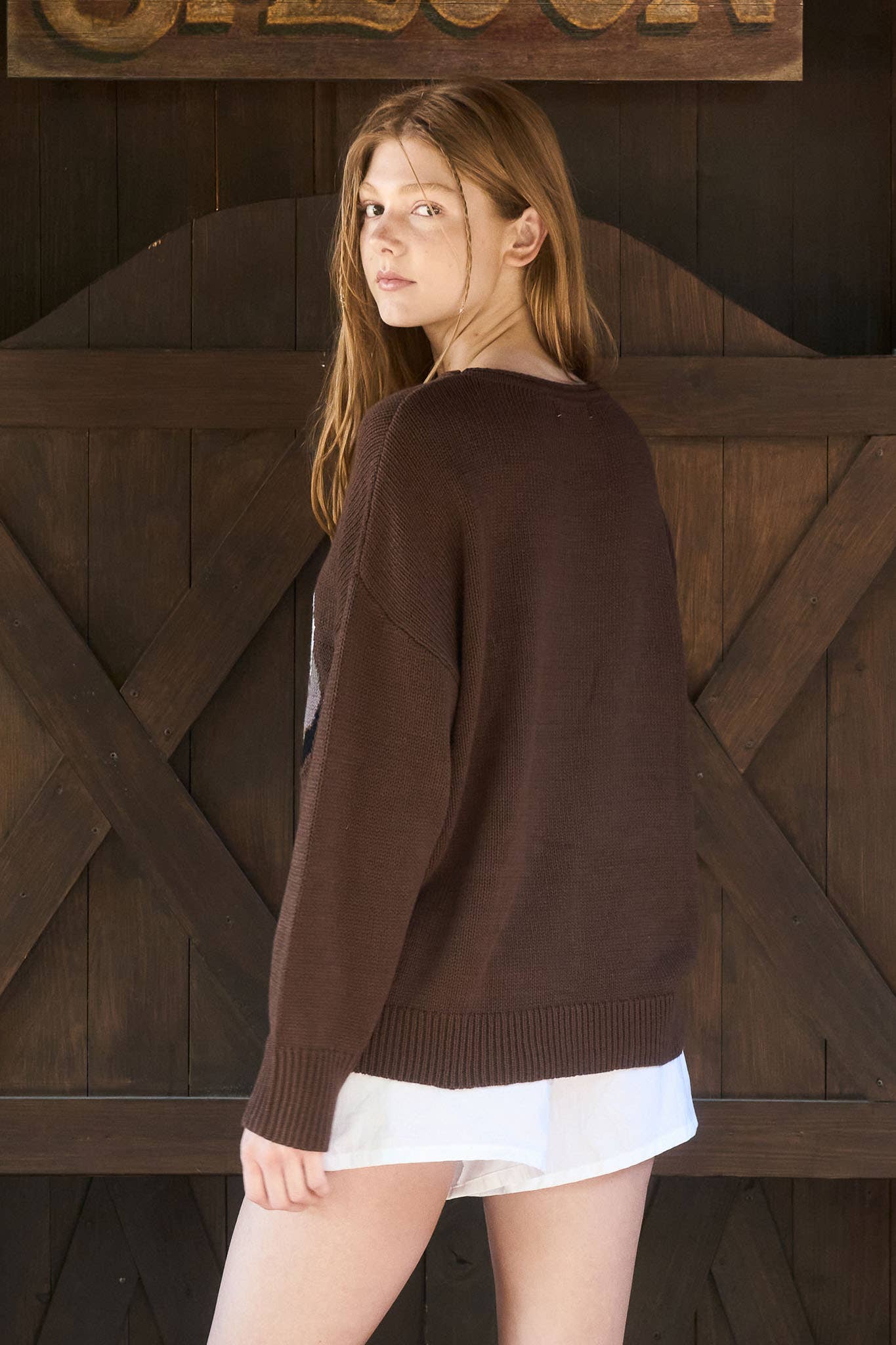 Boots- Knit Sweater