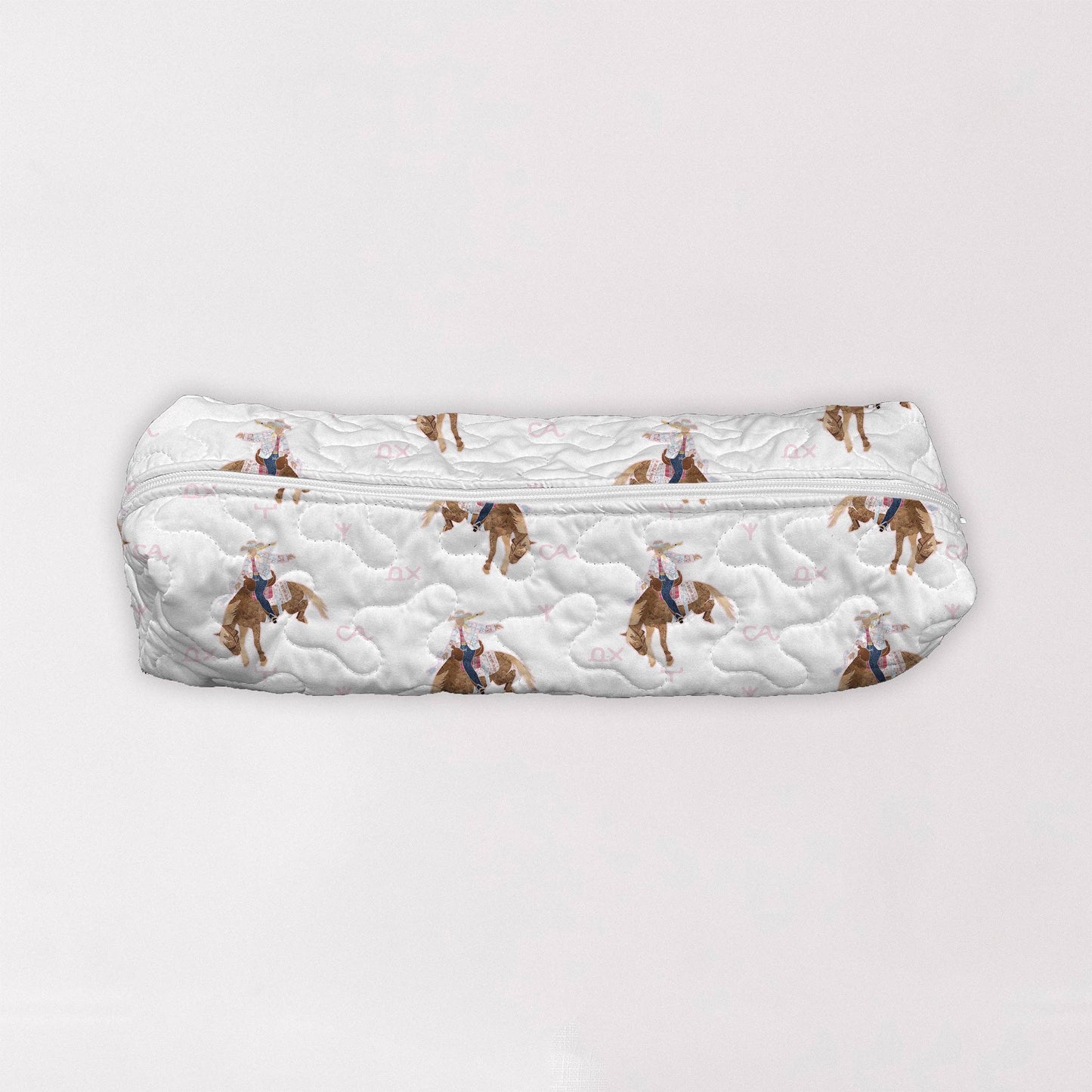 Casey Cowgirl White Quilted Hot Tools Bag