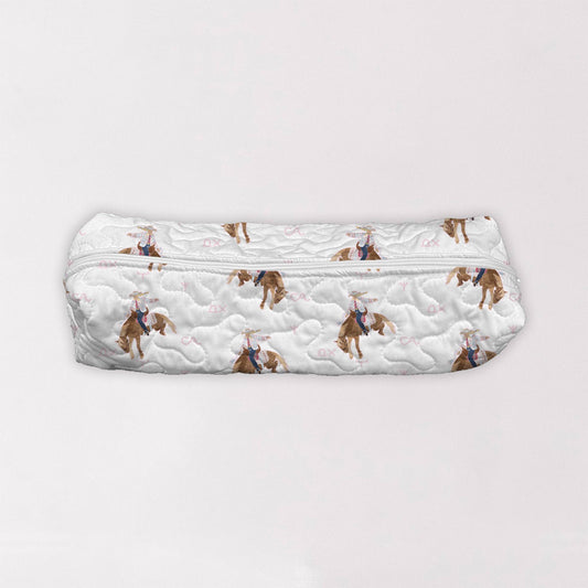 Casey Cowgirl White Quilted Hot Tools Bag