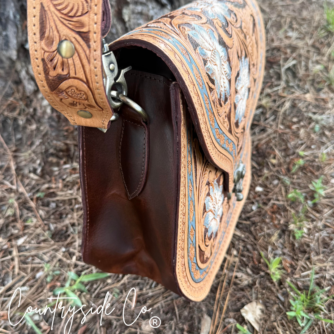 Stella Tooled Leather Handbag