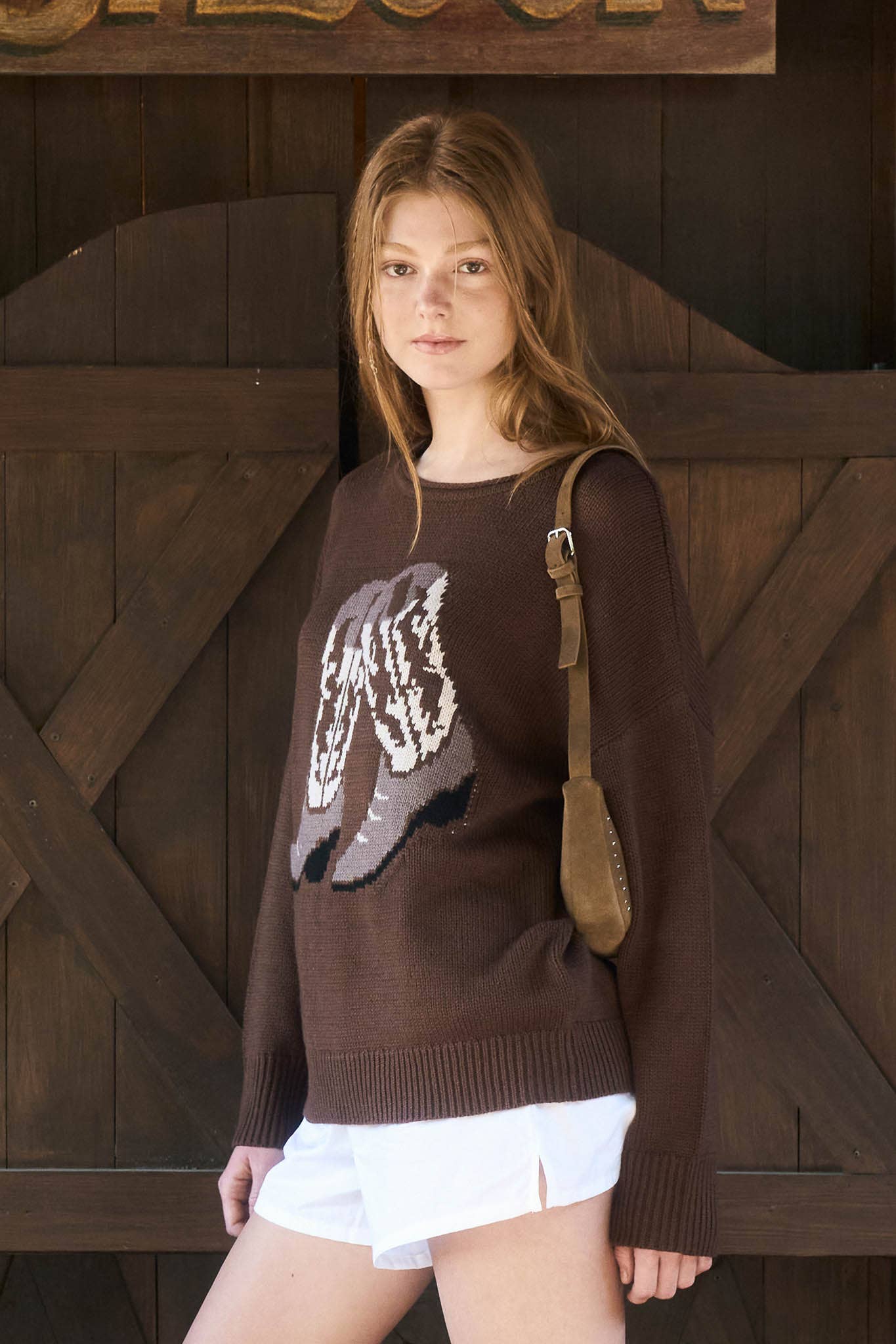 Boots- Knit Sweater